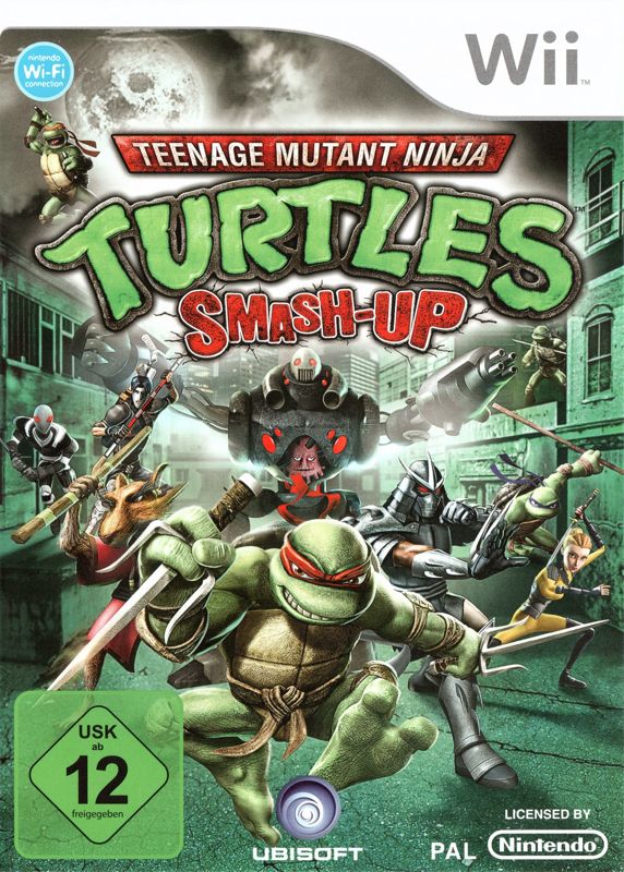 Teenage Mutant Ninja Turtles box art for Wii